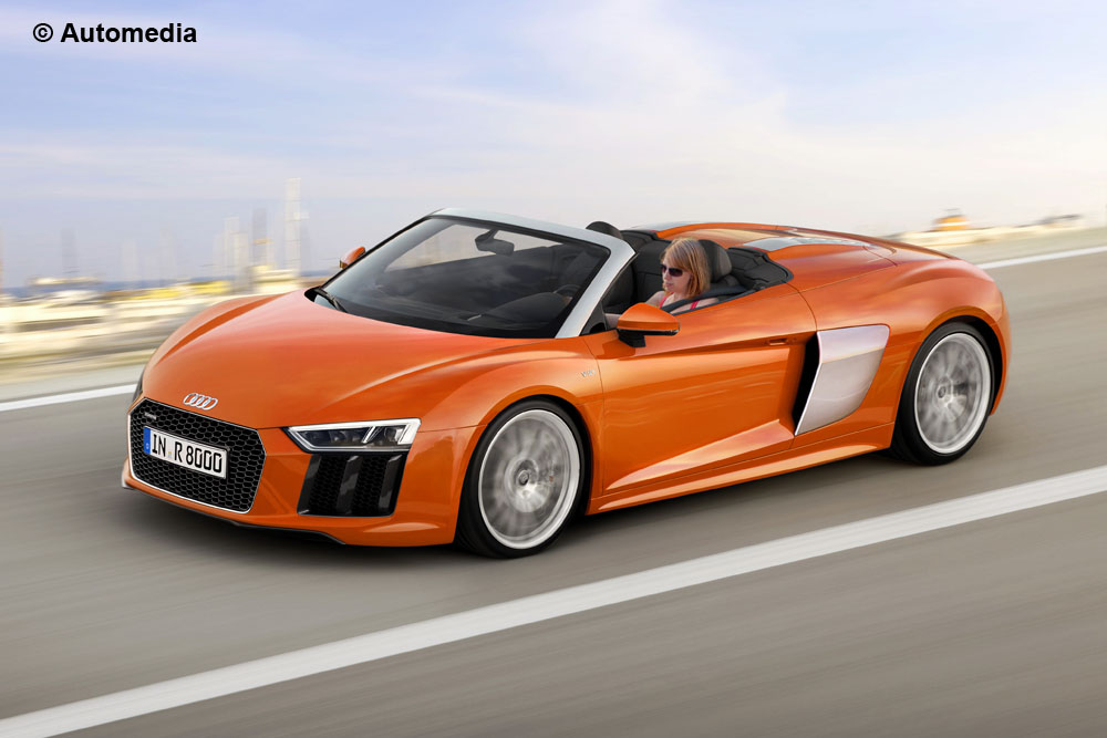 Визуализация 2016 Audi R8 в кузове Spyder